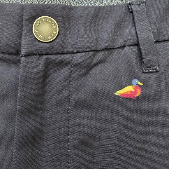 Bonobos Duck Golf Mens 32 Inseam 10" Blue Lightweight Casual Travel Vacation - Picture 7 of 13